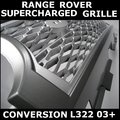 View Item Range Rover L322 Supercharged Grille Conversion Kit - SILVER & GREY